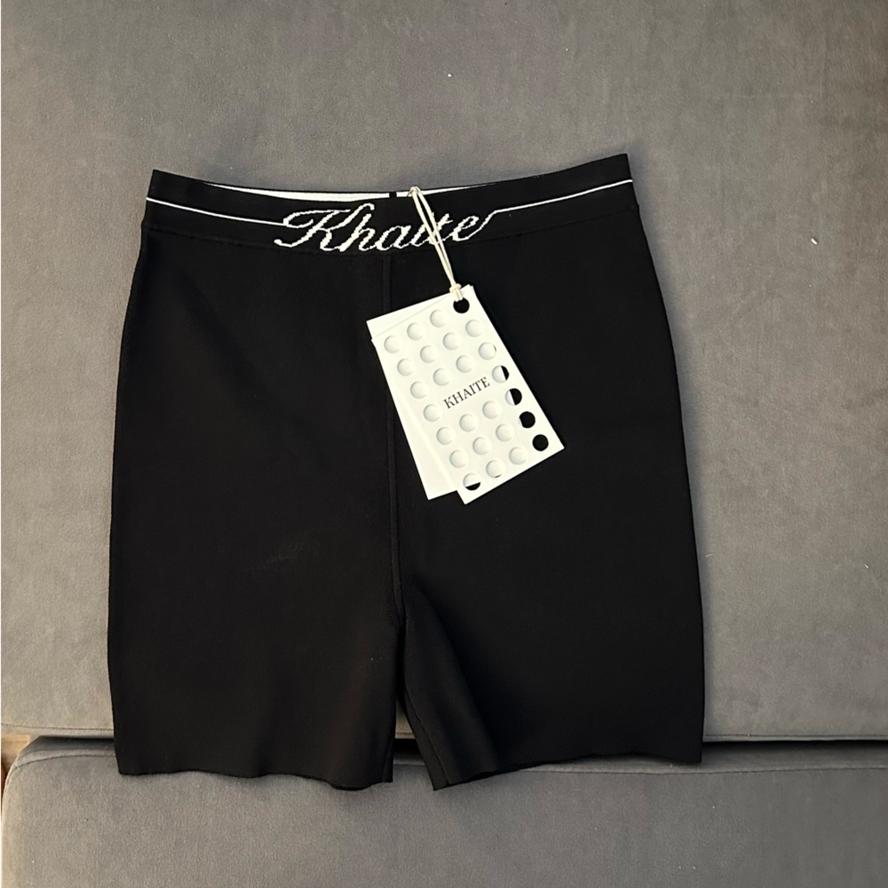 NWT KHAITE Bryant Stretch Knit Shorts GIFTABLE